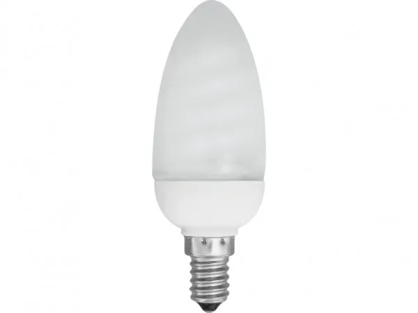 Hellweg Flector Energiesparlampe Kerze 9 W