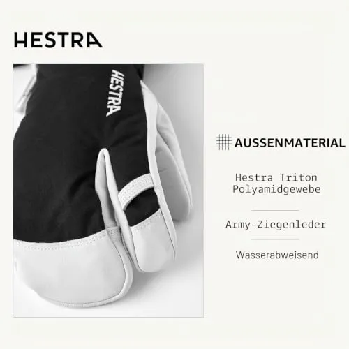 Hestra Armee Leder Heli Ski 3 Finger 2