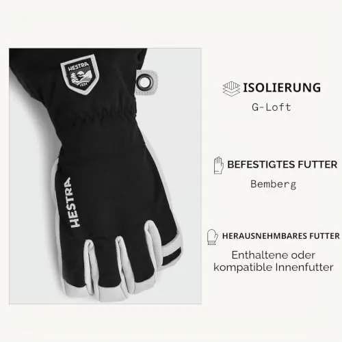 Hestra Army Leather Finger 5