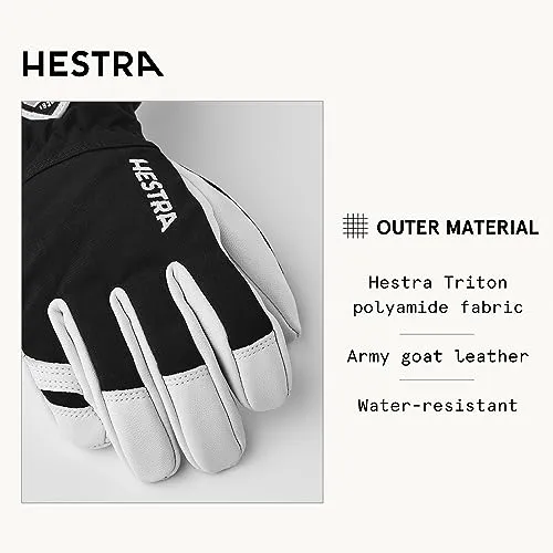 Hestra Army Leather Heli Ski Jr 2