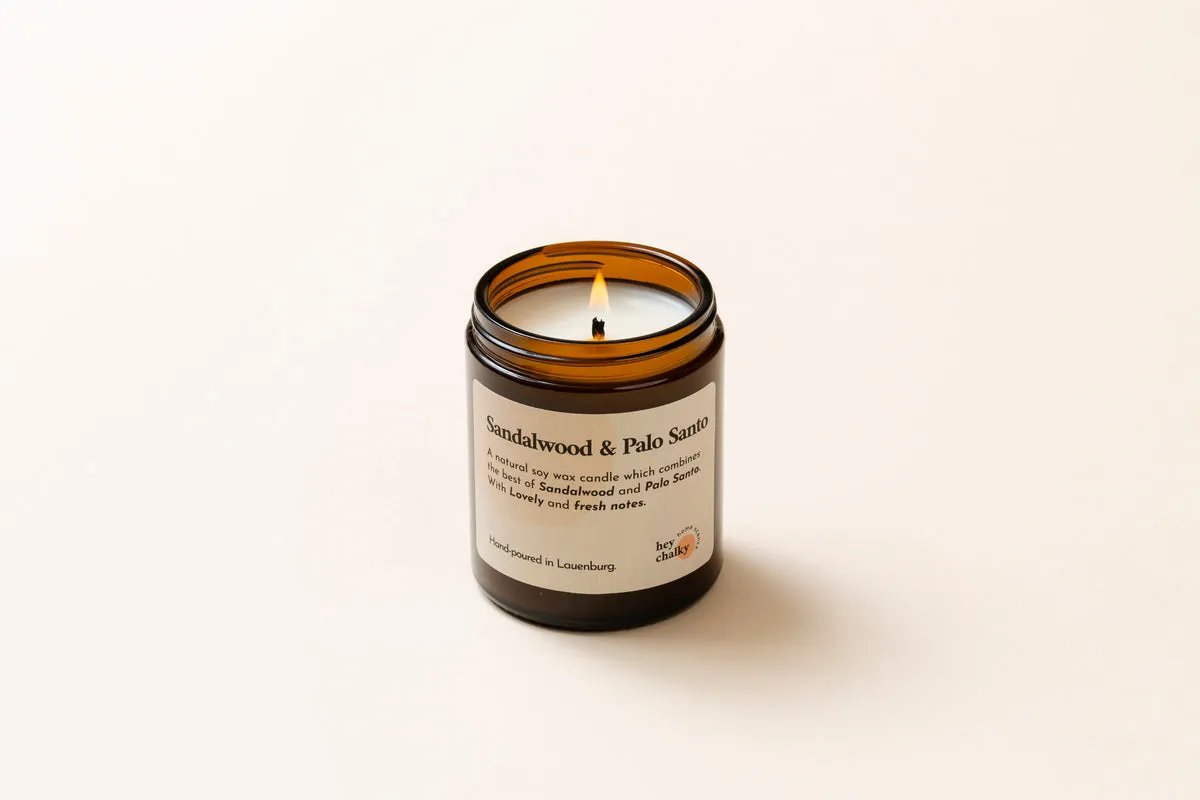 Sandalwood & Palo Santo 100 g Kerze 3