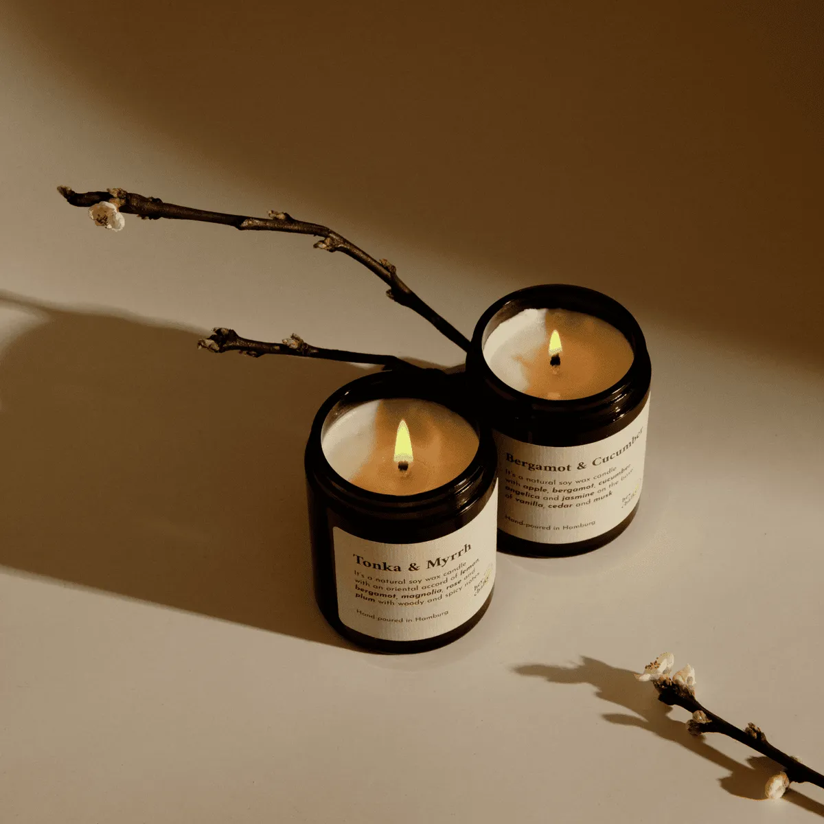 Sparkling Roses 155 g. Kerze 3