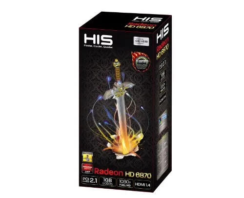 HIS HD 6870 Fan Turbo H687FT1G2M 2