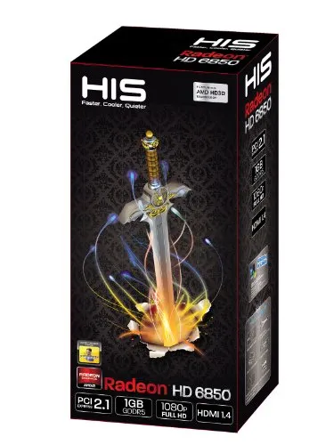 HIS Radeon HD 6850 IceQ X Turbo H685QN1GD 3
