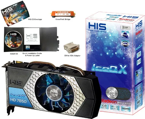 HIS Radeon HD 7850 Iceq X 1GB GDDR5 2