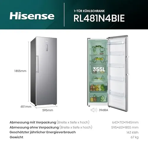 Hisense RL481N4BIE 2
