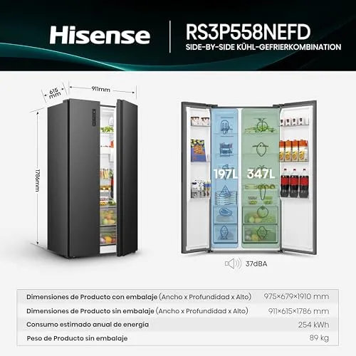 Hisense RS3P558NEFD 3