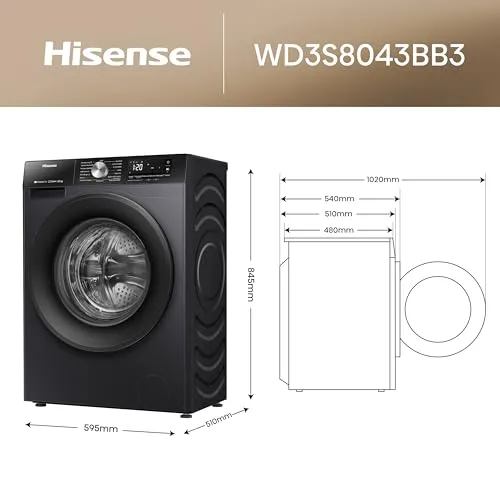 Hisense WD3S8043BB3 2