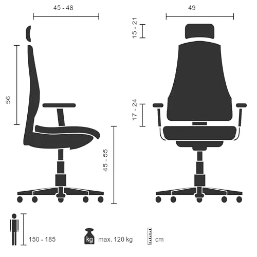 hjh OFFICE Ergo LINE II PRO 3