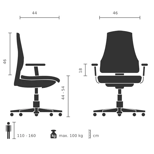 hjh OFFICE Kid ERGOLINO W 3
