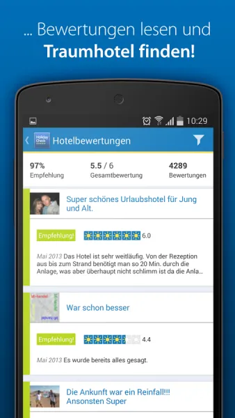 Holidaycheck.de App 3