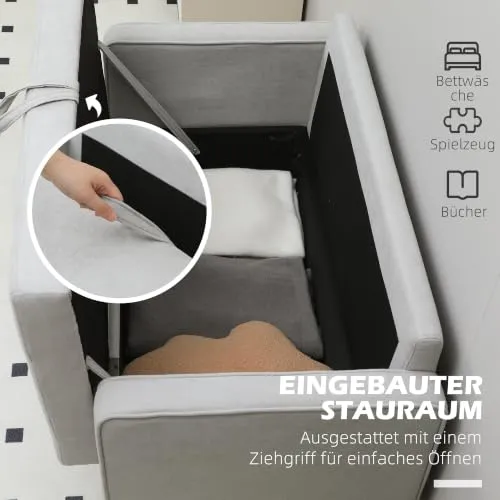 HOMCOM 2 Sitzer Sofa 4
