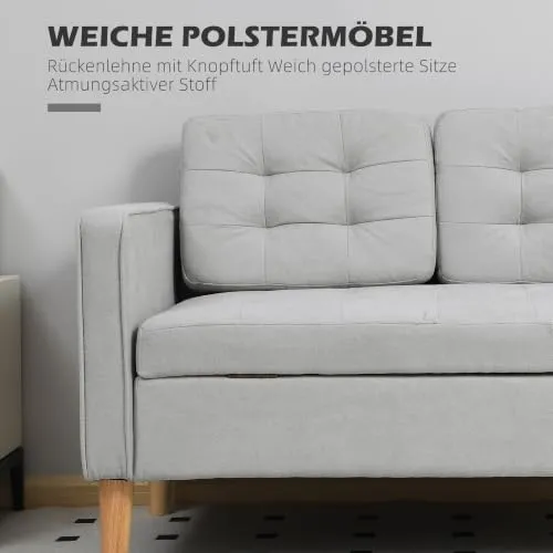 HOMCOM 2 Sitzer Sofa 5