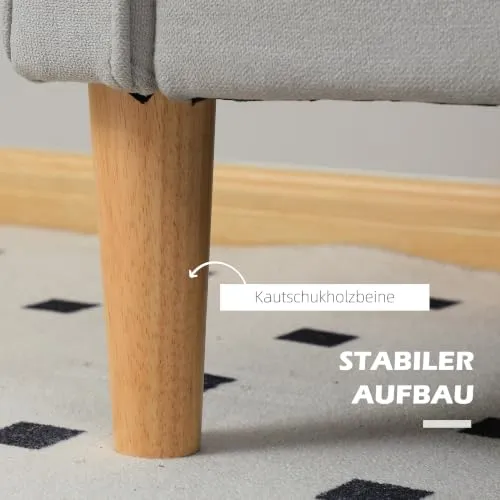 HOMCOM 2 Sitzer Sofa 6