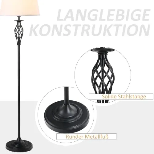 HOMCOM 3er-Lampenset 5
