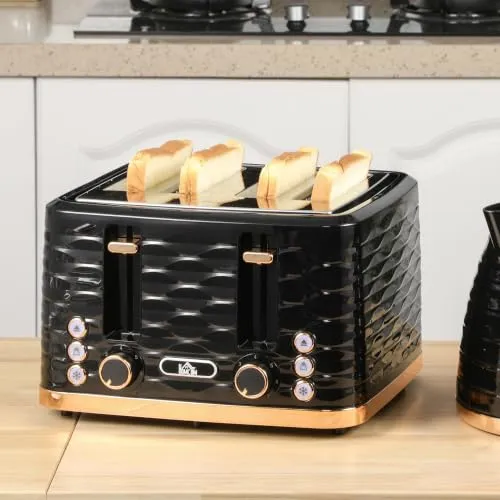 HOMCOM 4-Scheiben-Toaster 2