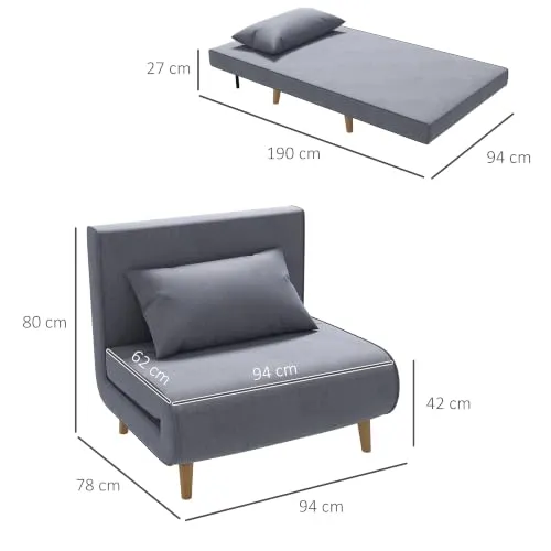 HOMCOM Einzelsofa 3