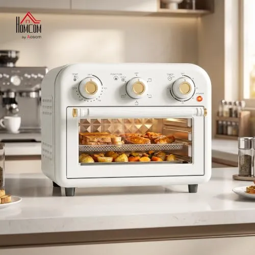 HOMCOM Heißluftfritteuse Mini 2