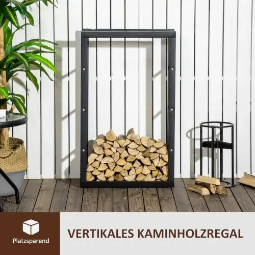 HOMCOM Kaminholzregal 3