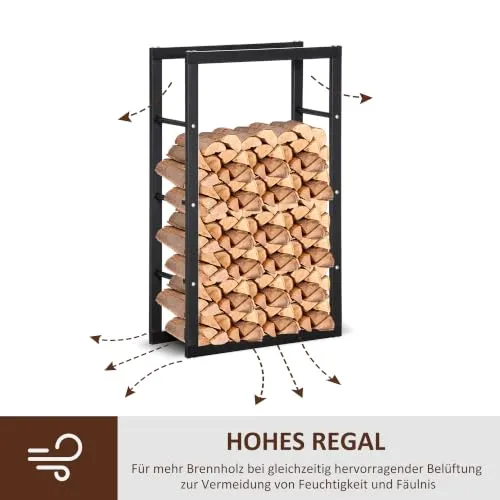 HOMCOM Kaminholzregal 4