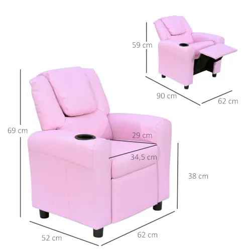 HOMCOM Kindersofa UC 2