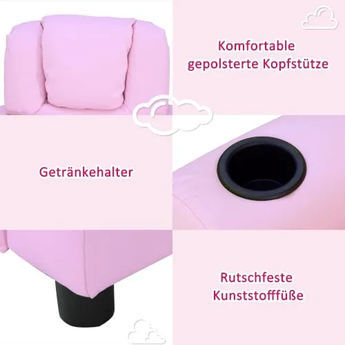 HOMCOM Kindersofa UC 3