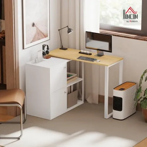 HOMCOM L-förmig 360° drehbar 2