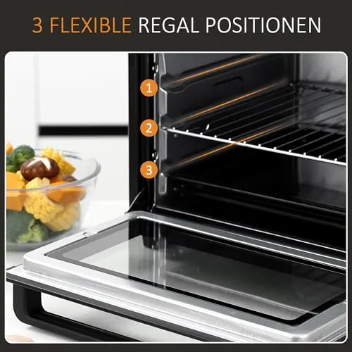 HOMCOM Mini Backofen 5
