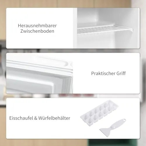HOMCOM Mini Gefrierschrank 6