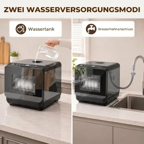 HOMCOM Mini Geschirrspüler 5