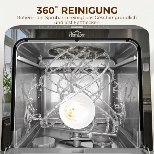 HOMCOM Mini Geschirrspüler 6