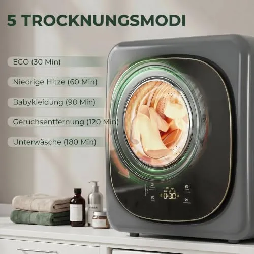 HOMCOM Mini Wäschetrockner 3