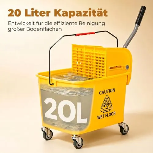 HOMCOM Putzwagen 6