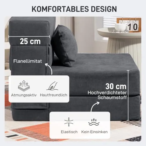 HOMCOM Schlafsessel UC 3