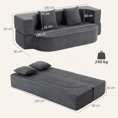HOMCOM Schlafsofa 2