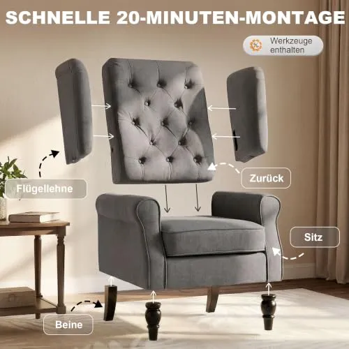 HOMCOM Sessel UC 7