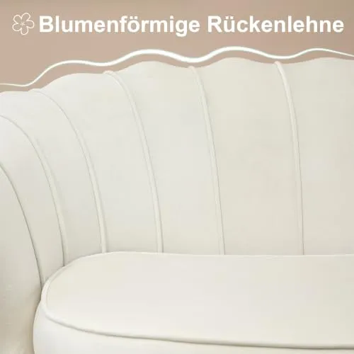 HOMCOM Sofa 2 Sitzer 3