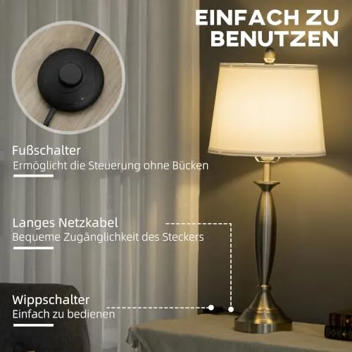 HOMCOM Stehlampen-Set 5