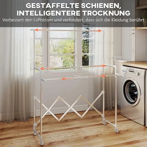 HOMCOM Wäscheständer 3