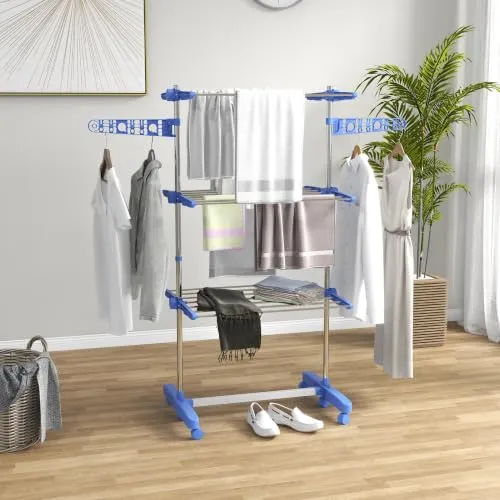 HOMCOM Wäscheständer Turm 2