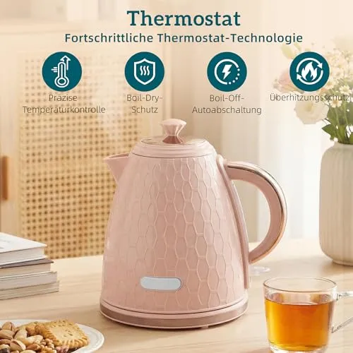 HOMCOM Wasserkocher- und Toaster-Set 4
