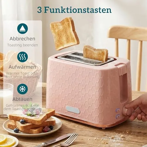 HOMCOM Wasserkocher- und Toaster-Set 6