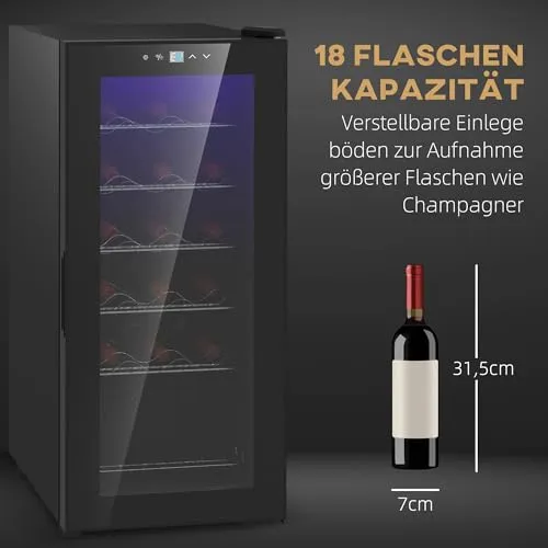 HOMCOM Weinkühlschrank UC 3