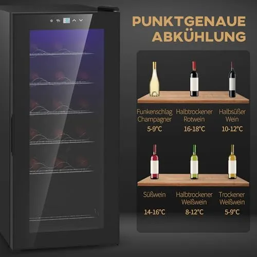 HOMCOM Weinkühlschrank UC 5