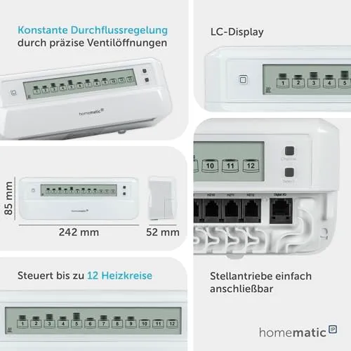 Homematic IP Fußbodenheizungscontroller 153621A0 3