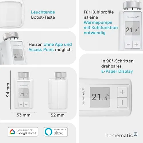 Homematic IP Heizkörperthermostat Flex 2