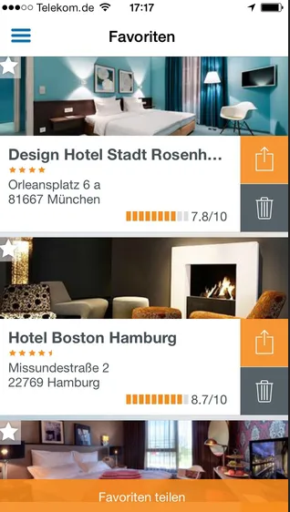Hotel.de App 2