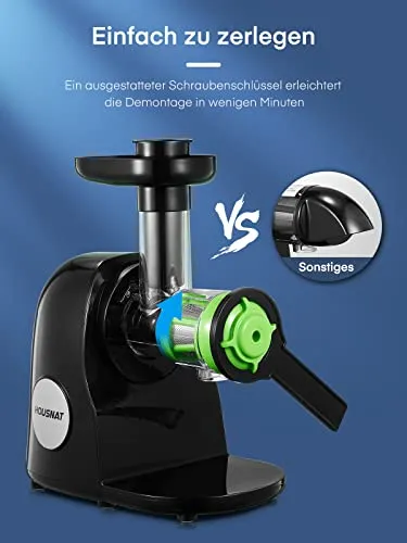 HOUSNAT Slow Juicer 5