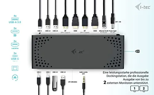 i-tec Dual Display Docking Station Gen2 2