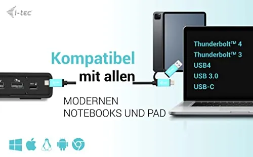 i-tec Dual Display Docking Station Gen2 4